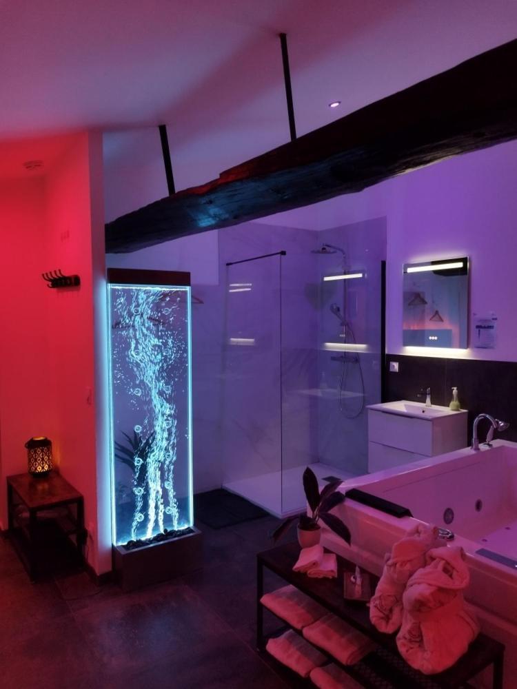 Les Sansonnets Appart & Spa Mezy-sur-Seine Δωμάτιο φωτογραφία